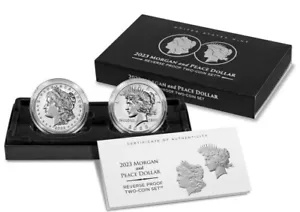 2023 モーガン & ピース ダラー 2 コイン リバース プルーフ セット プレセール