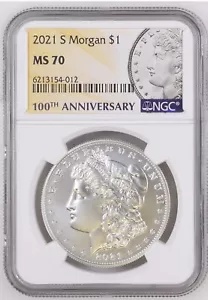 2021 S NGC MS70 サンフランシスコ モーガン シルバー ダラー $1