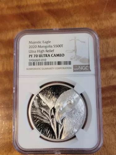 2020 モンゴル 500 トグロッグ マジェスティック イーグル 1 オンス