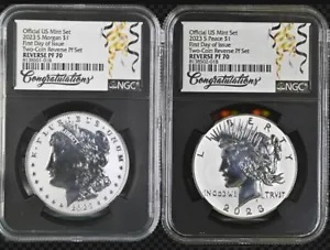 2023 アメリカ 1ドル 銀貨 モルガンダラー PF70 UC 23XE