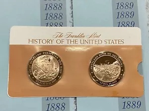 フランクリンミント 米国の歴史 2 銅メダル 1888-1889 ミントシール