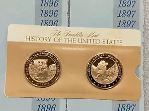 フランクリンミント 米国の歴史 2 銅メダル 1896-1897 ミントシール