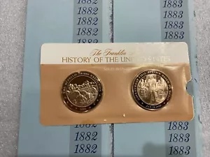 フランクリンミント 米国の歴史 2 銅メダル 1882-1883 ミントシール