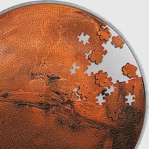 2023 MARS パズル コイン 1 オンスシルバー & 4.5 オンスの銅