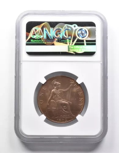 MS65 RB 1902 イギリス ペニー高海面 NGC *9937