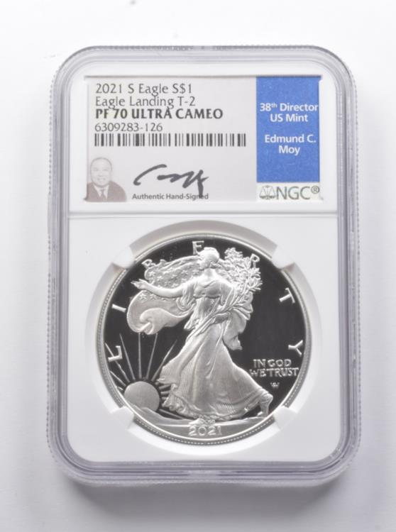 2021年 アメリカンシルバーイーグル 999シルバー アメリカンイーグル 2021 1オンス シルバー リバースプルーフ 2