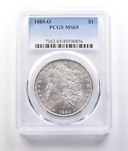 1885-O モーガン シルバー ダラー MS65 PCGS *6802