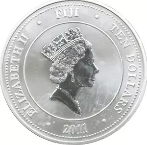 5オンス アンティーク2022年 フィジー 5ドル 猫銀貨 限定500枚 5オンス