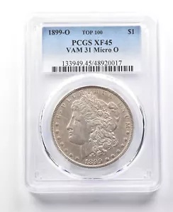 1899-O モーガン シルバー ダラー VAM 31 マイクロ O トップ 100