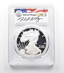 PR70 DCAM 2010-W アメリカン シルバー イーグル サイン入りレーガン