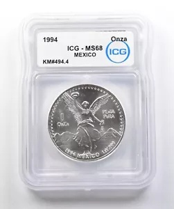 1982年 メキシコ 1オンス銀貨 PCGS MS64 金貨やアンティーク