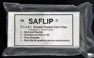 50 コイン フリップ Saflip グレーディング提出 NGC PCGS マイラー長期保有者用 新品