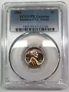 1964 プルーフ リンカーン記念センター PCGS PR UNC 詳細残留物 - 素晴らしい色/調色