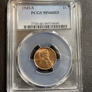 1945年 Sリンカーン小麦センターPCGS MS 66 ロード