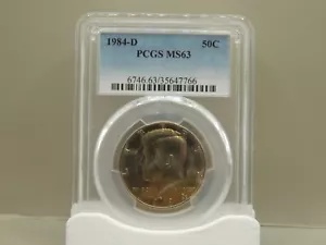1984-D ケネディ ハーフダラー PCGS MS63