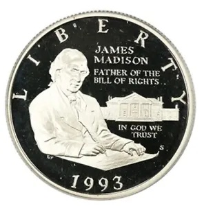 1993-S マディソン記念ハーフダラー PCGS PR69DCAM