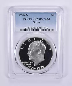 1976-S アイゼンハワー ドル シルバー PR68 DCAM PCGS ブルー ラベル
