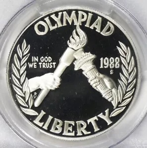 1988-S ソウルオリンピック銀ドル PCGS Proof69 DCAM