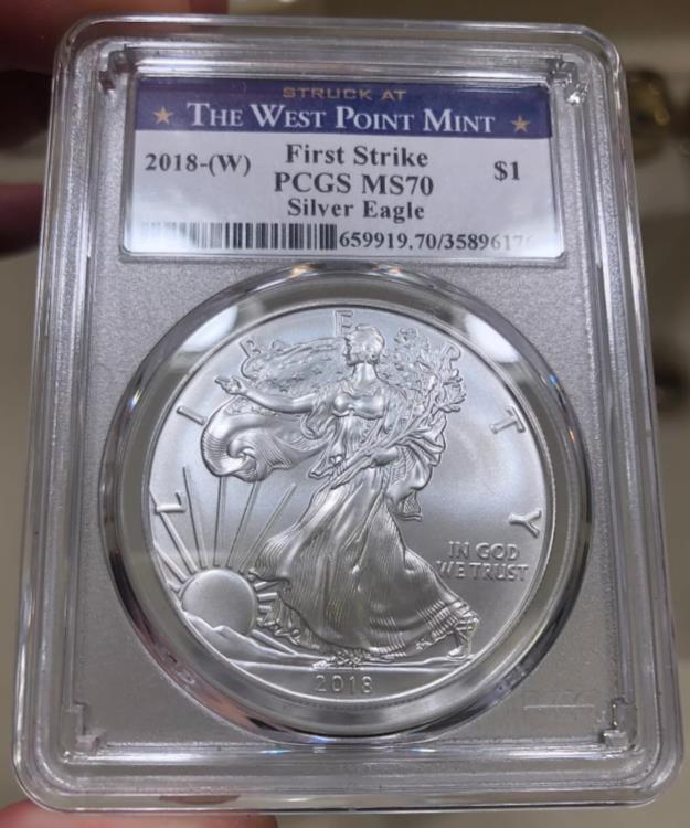 ★PCGS★最高鑑定★2013 w MS70 SP70 アメリカ イーグル 2013-W Burnished Silver Eagle PCGS SP70
