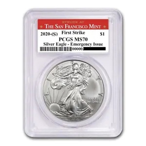 アメリカン シルバー イーグル銀貨2020シルバーPCGS MS70