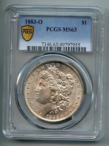 1890年 O モルガン銀貨 PCGS MS62 #100 アメリカ モルガンダラー
