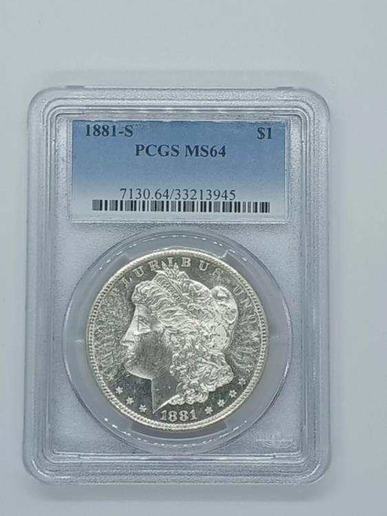 【美品】アメリカ 1881年 モルガンダラー 銀貨 la0707 1881年 モルガン・ダラー 銀貨 査定済み - メルカリ