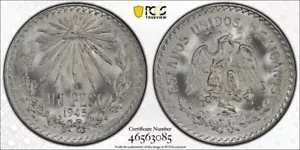 1945-M メキシコ ペソ KM455 PCGS MS66