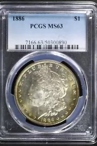 1886 米国モルガン銀貨 1 ドル - NGC MS 67 モルガンダラー1886