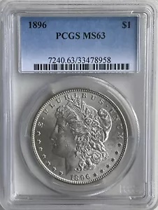 モルガンダラー 1896 1896 モルガン シルバー ダラー MS63 (PCGS)