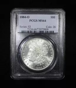 1884年 O モルガン銀貨 NGC MS-63 アメリカ古銭銀貨 モルガンダラー