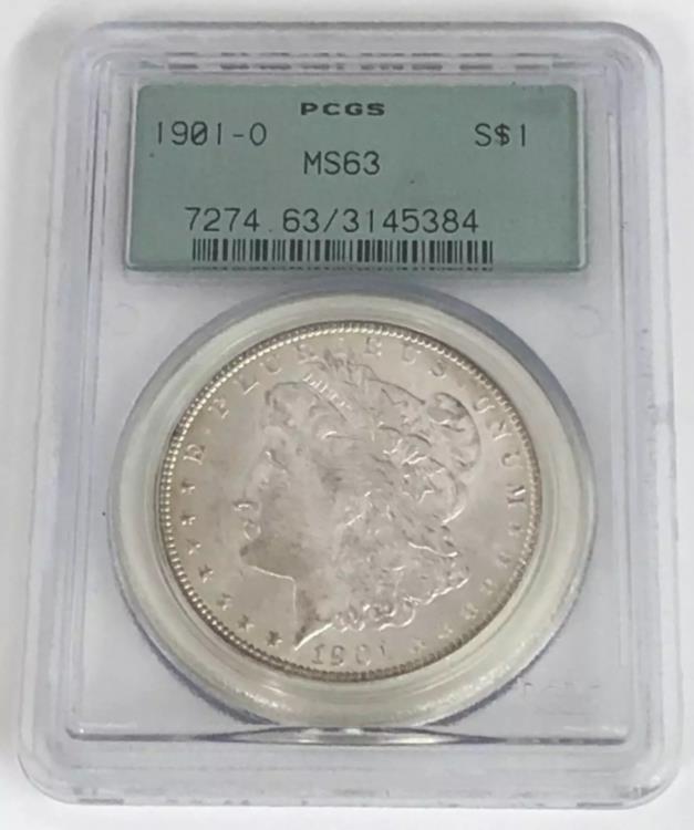 特年 竜50銭 明治34年 MS61 未使用】銀貨 1901年 PCGS