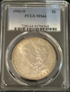 1902-O モルガン銀貨 PCGS MS-63 (34) アメリカ モルガンダラー銀貨
