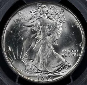 1944 50c ウォーキング リバティ ハーフダラー PCGS MS 65