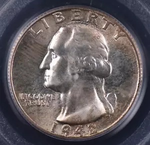 1942年および1942年D ANACS MS 64 ワシントンクォーター 1942年