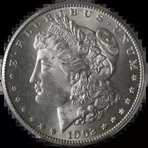 1902-O モーガン シルバー ダラー PCGS MS64 ブラスト ホワイト ナイス ストライク 在庫