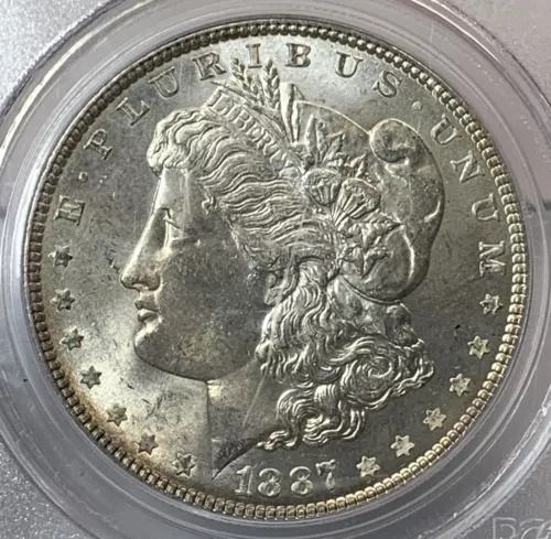 1887 $1 PCGS MS 64 モルガン シルバー ダラー