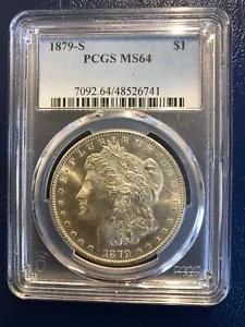 1879-S モーガン シルバー ダラー MS64 PCGS