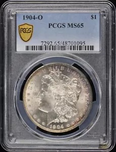1904-O $1 モルガン ドル PCGS MS65