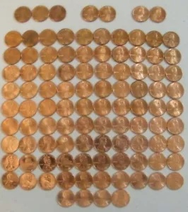 1980年リンカーンペニー ミントマークなし レア レッド 1980 Penny No