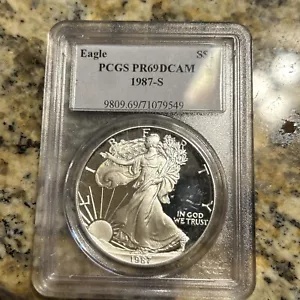 外国銀貨　アメリカイーグル　1オンス銀貨　プルーフ　1987年 1987年 未流通 アメリカン シルバー イーグル 米国造幣局発行 1