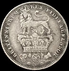 1829年 イギリス イギリス 6ペンス - シルバー