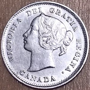 1899 カナダ ニッケル - 5 セント銀貨