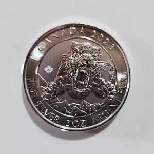 2 オンス 2023 RCM スミロドン サーベルタイガー キャット カナダ造幣局 9999 上質銀貨