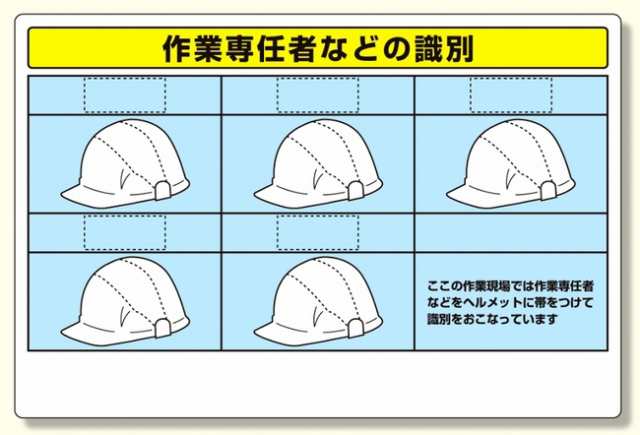 作業専任者識別標識セット 安全用品 標識 身に付ける安全用品 ヘルメット用ステッカー 用品 の通販はau Pay マーケット 看板 店舗用品のサインモール Au Pay マーケット店