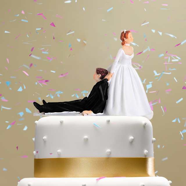 Cyndie ケーキトッパー ウエディング ロマンチック ケーキ飾る用品 超おもしろい ウェディング フィギュア 結婚式 周年記念 装飾 花嫁の通販はau Pay マーケット キキ屋