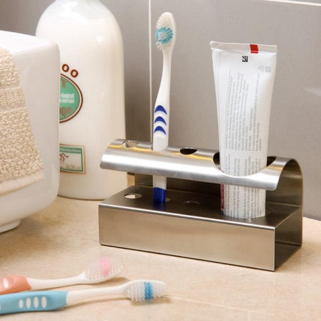 Cyndie 歯ブラシスタンド ホルダー シンプル ステンレス タイプ 3つ 4つ掛け 収納 キッチンペーパー 2デザイン 2の通販はau Pay マーケット キキ屋