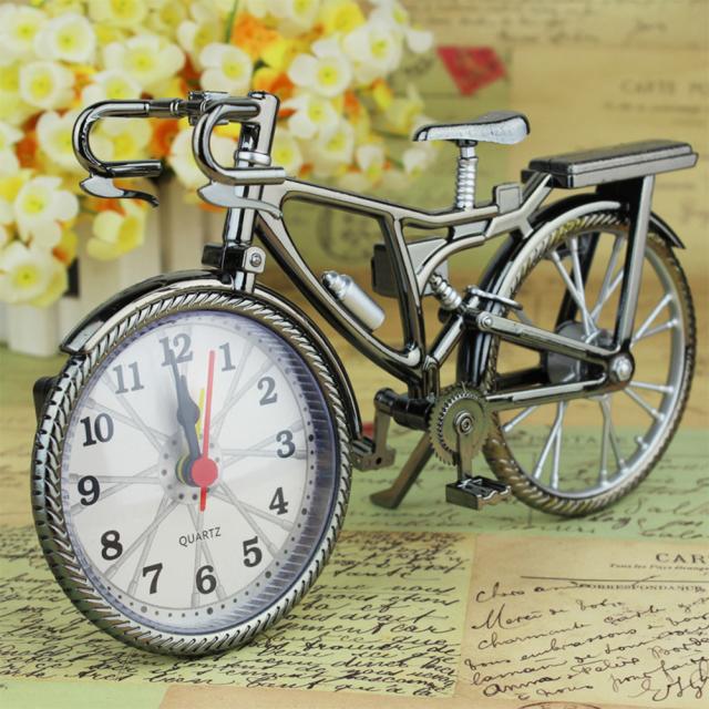 ベッドルームデスクグラマラスホームスタンドクロッククォーツ自転車の