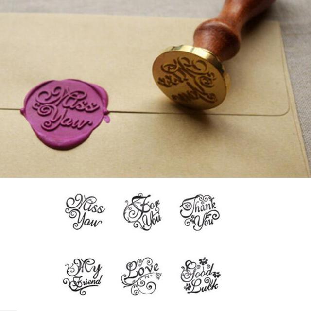 封筒招待状のための銅のヘッドとヴィンテージシーリングワックススタンプヘッドの通販はau Pay マーケット キキ屋