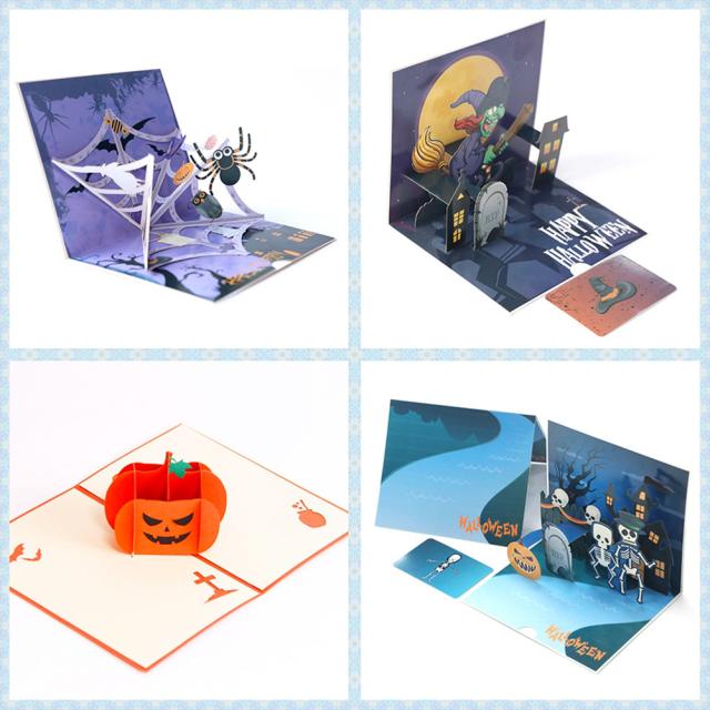 Diy 3dハロウィンシリーズハンドクラフトグリーティングカードキッズおもちゃの通販はau Pay マーケット キキ屋
