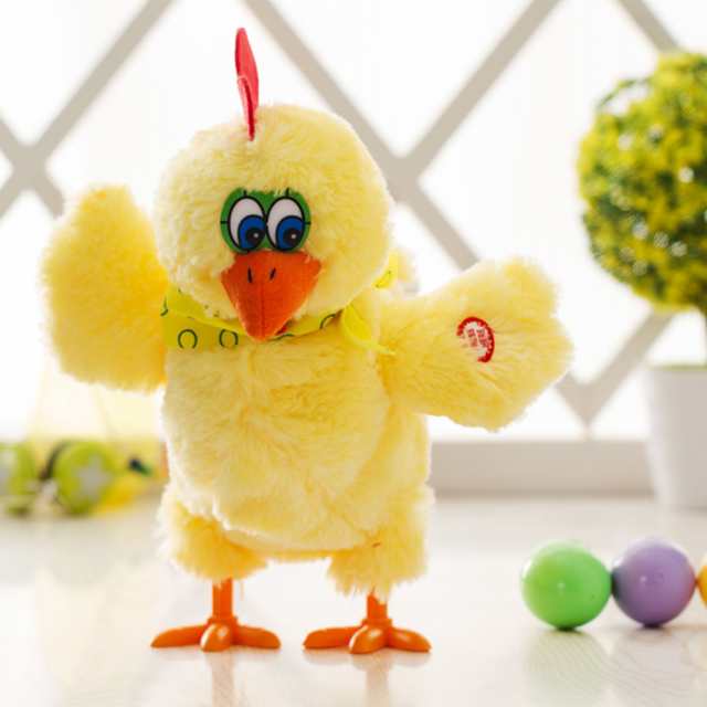 面白い人形電気鶏の鶏は卵を置くクレイジー歌うぬいぐるみのおもちゃ子供のためのギフトの通販はau Pay マーケット キキ屋